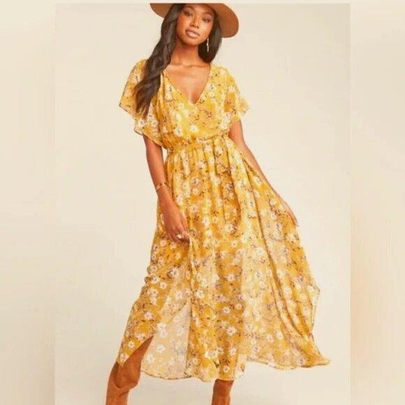 Show Me Your Mumu Paloma Dress Flirtin Floral Size Small - Picture 1 of 11